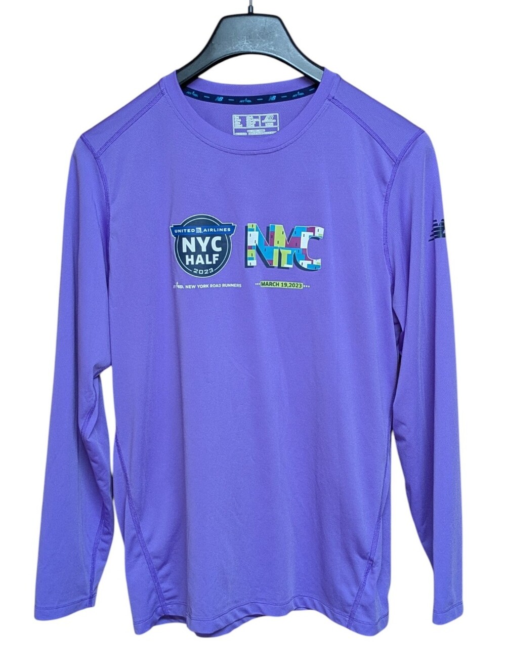 NYC Half Marathon March 2023 New Balance Mens Shirt Large